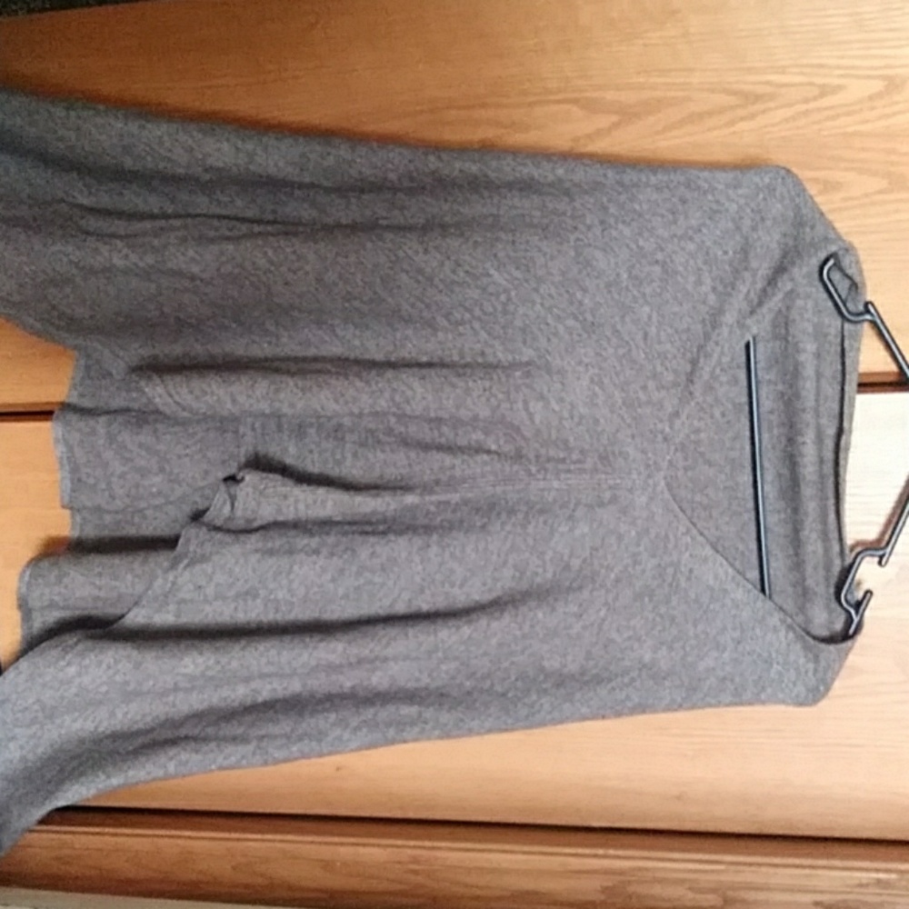Taupe cashmere poncho